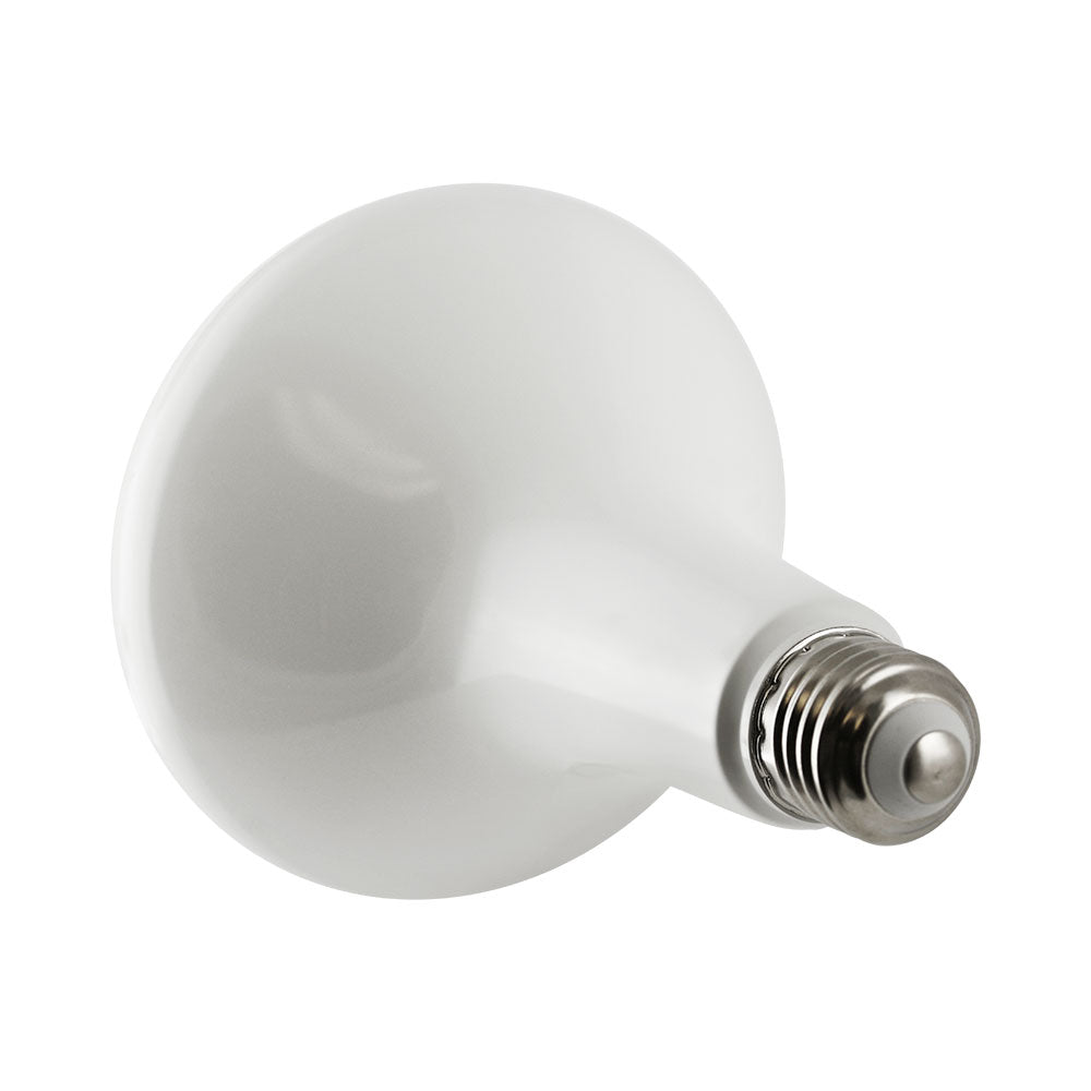 BR40 LED Bulb with silver base, delivering 1400 lumens of brightness. Ideal for ambient lighting or general-purpose applications. Replaces 65W incandescent bulbs.