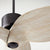 Contemporary Ceiling Fan with weathered oak blades and a distressed finish, perfect for boho-chic or modern farmhouse spaces. 52" blade sweep at a 45-degree pitch. UL Listed for dry locations. Limited Lifetime Warranty.