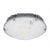 Garage Canopy Light: A close-up of a white LED light fixture with a polycarbonate Fresnel lens, delivering 5200 lumens of wide-spreading, uniform light. Perfect for upgrading parking garage lighting to LED, enhancing visibility and safety.