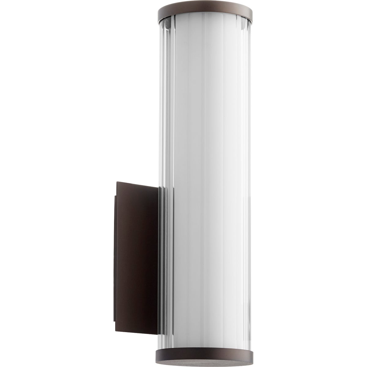 LED Wall Sconce with clean lines and subtle sophistication, perfect for modern applications. 9W, 120V, LED lamp with 689 lumens and 3000K color temperature. Dimmable, UL Listed, and suitable for damp locations. 2-year warranty.