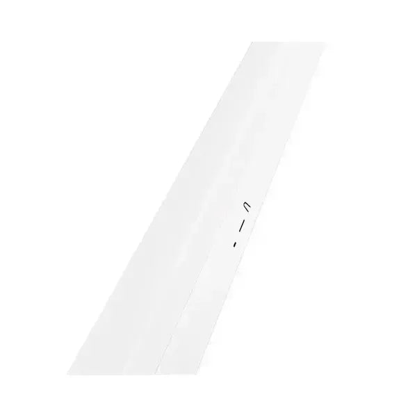 LineVolt Series LED strip light side view showing electrical knockout entry point for conduit connection