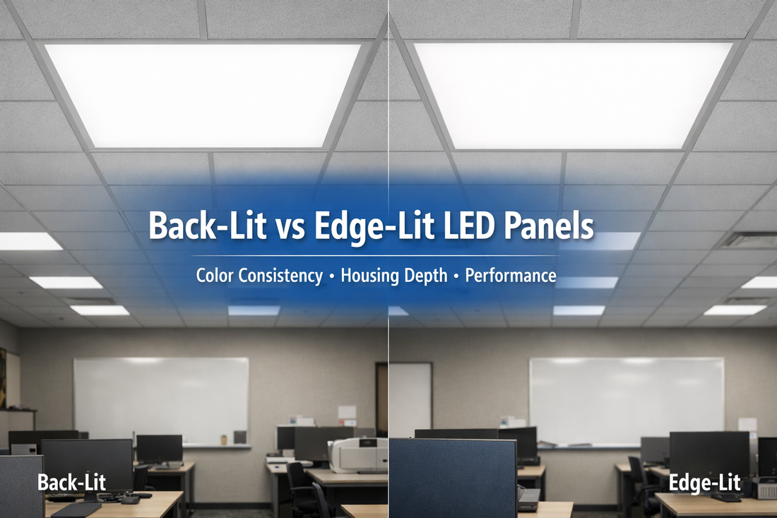 Back-Lit vs. Edge-Lit LED Panels: Evaluating Long-Term Color Consistency and Housing Depth
