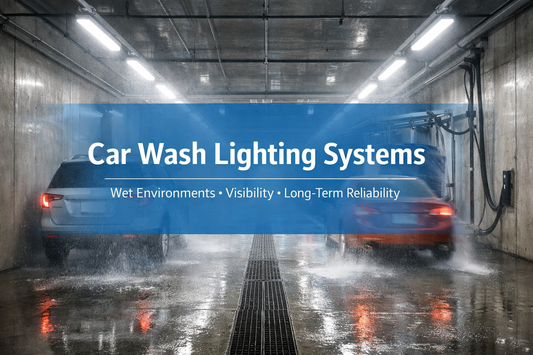Car Wash Lighting Systems: Designing for Wet Environments, Visibility, and Long-Term Reliability