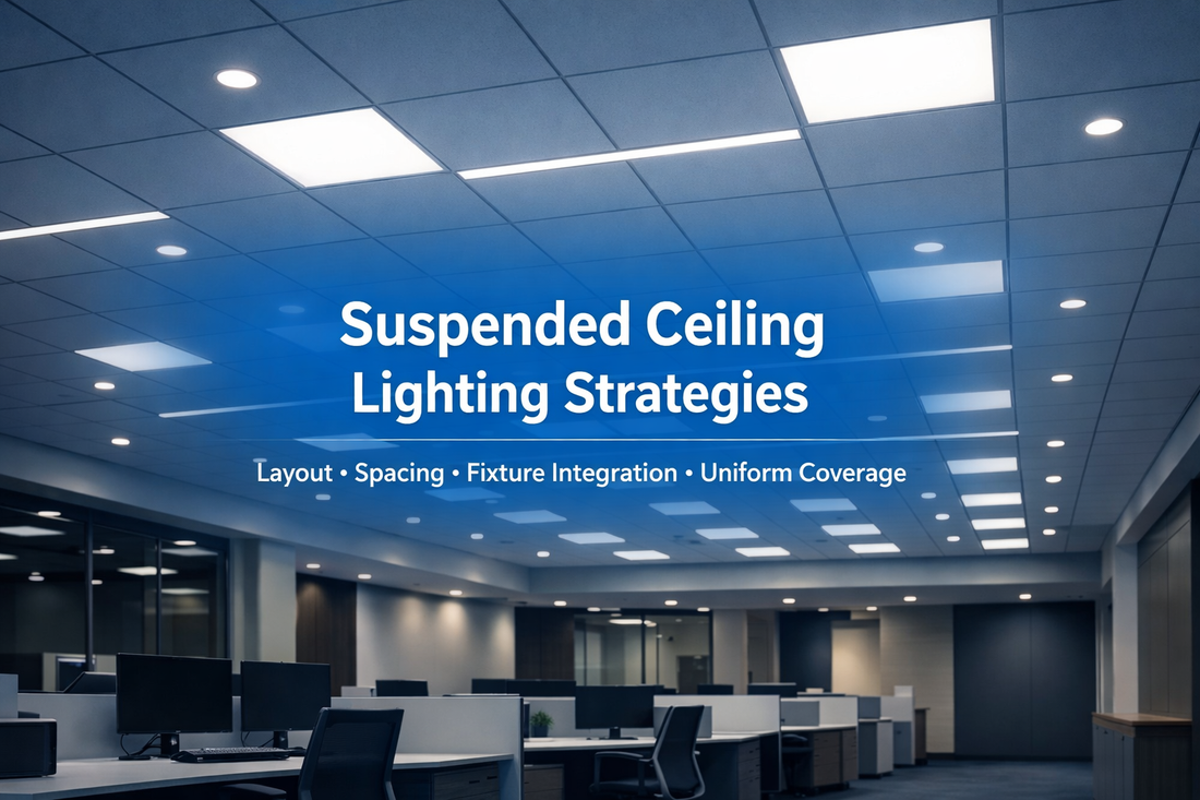 Commercial LED Lighting Strategies for Suspended Ceiling Systems