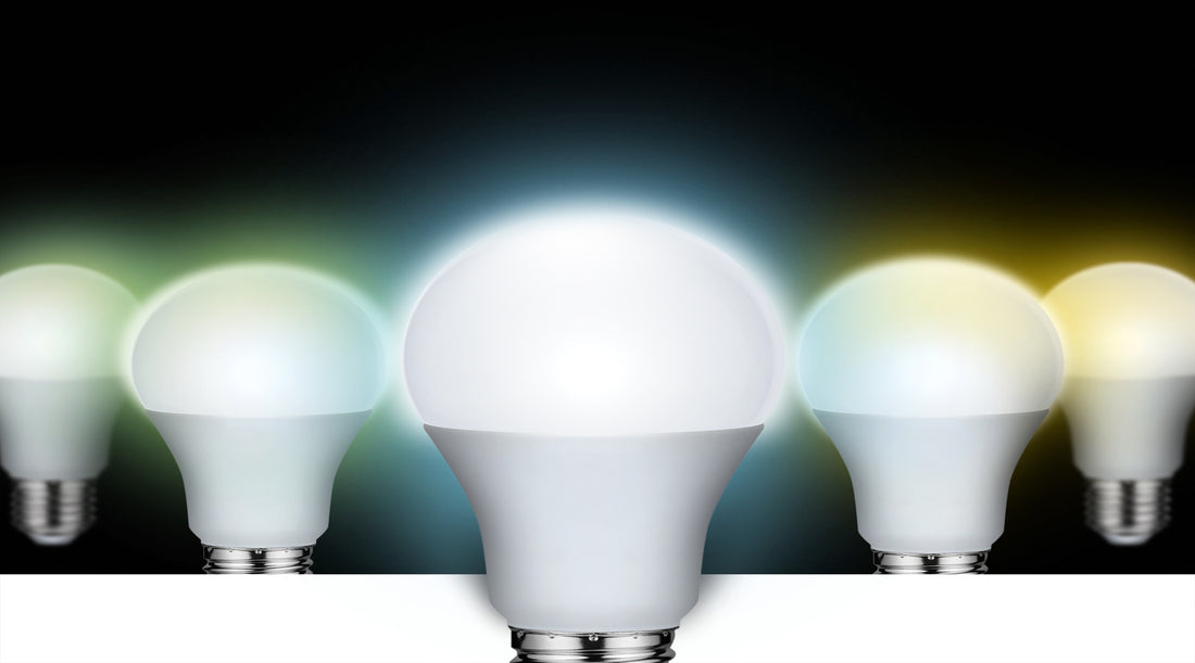 Common color temperatures of LED bulbs