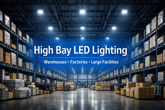 High Bay LED Lighting for Warehouses, Factories, and Large Facilities