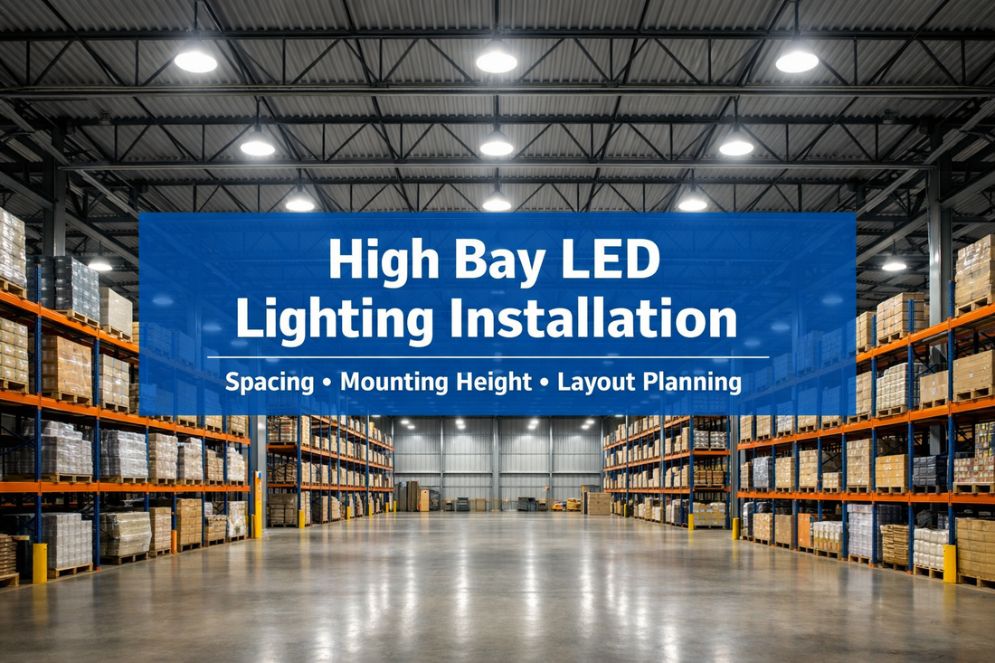 High Bay LED Lighting Installation Best Practices for Commercial Facilities