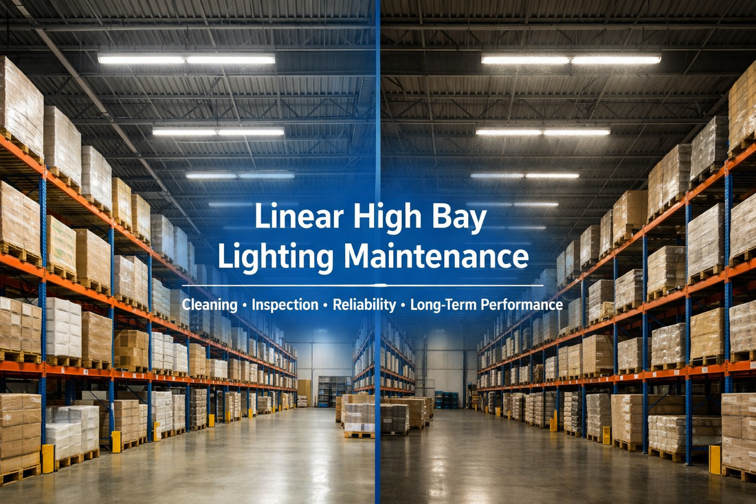 Linear High Bay Lighting Maintenance: Best Practices for Long-Term Performance and Reliability