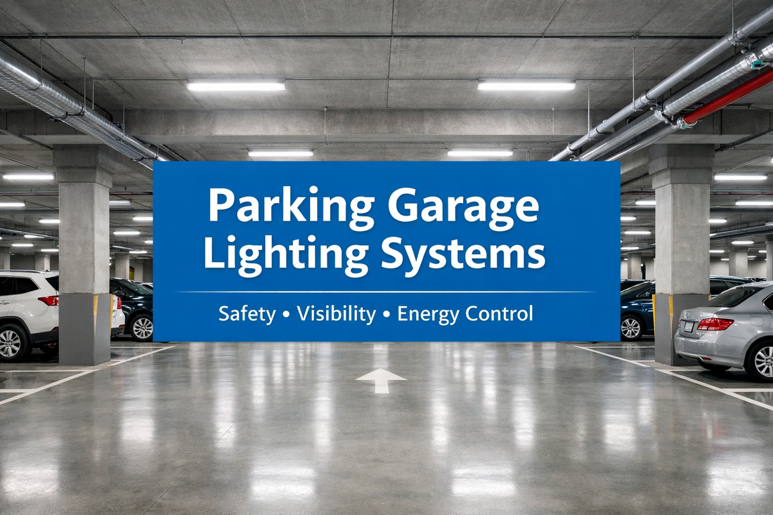 Parking Garage Lighting Systems for Safety, Visibility, and Energy Control