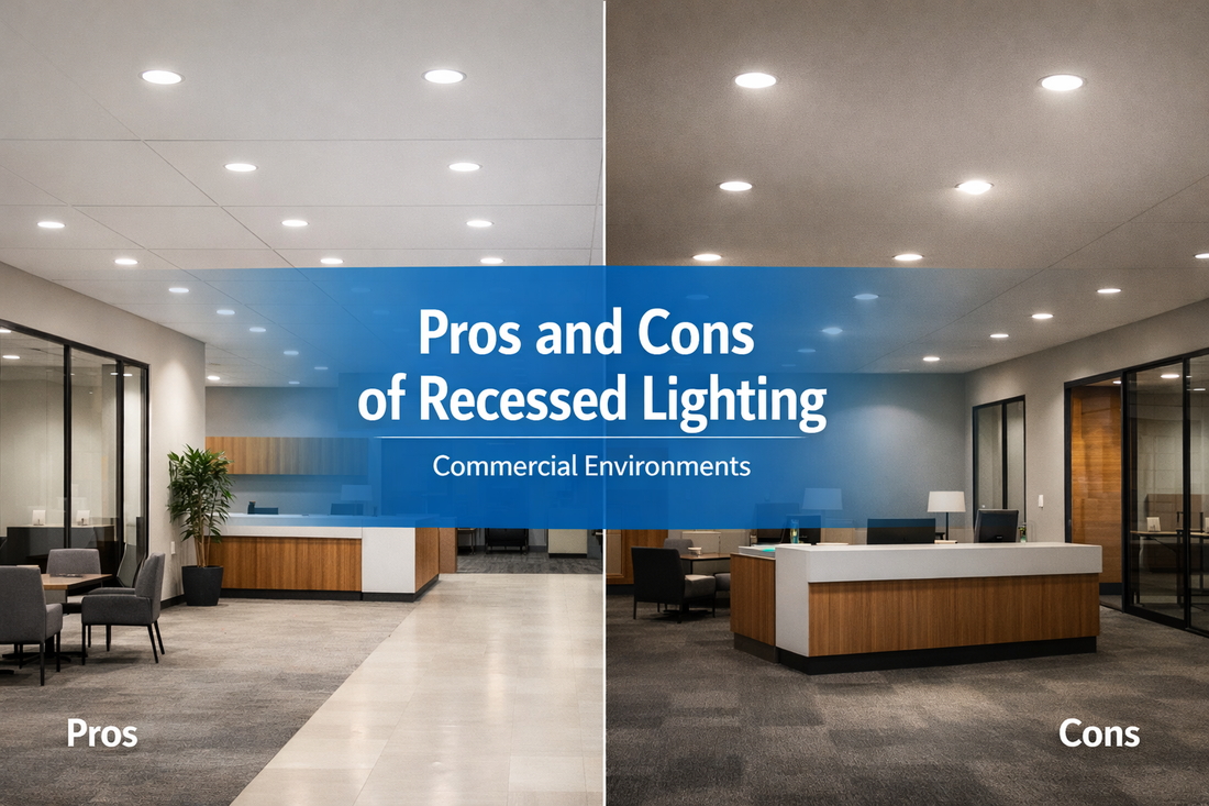 Pros and Cons of Recessed Lighting in Commercial Spaces