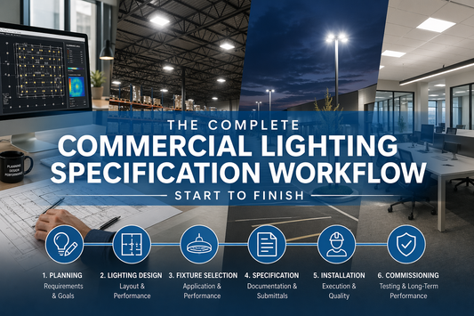 The Complete Commercial Lighting Specification Workflow (Start to Finish)