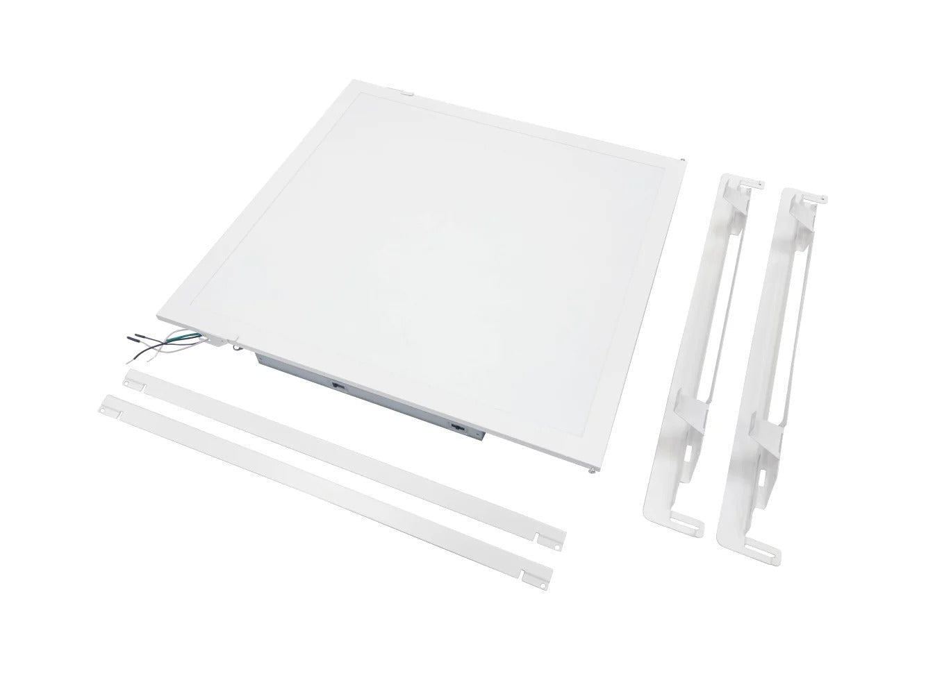 Retrofit LED panel light designed to replace fluorescent ceiling fixtures