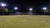 Baseball field lighting shown illuminating empty baseball field at night