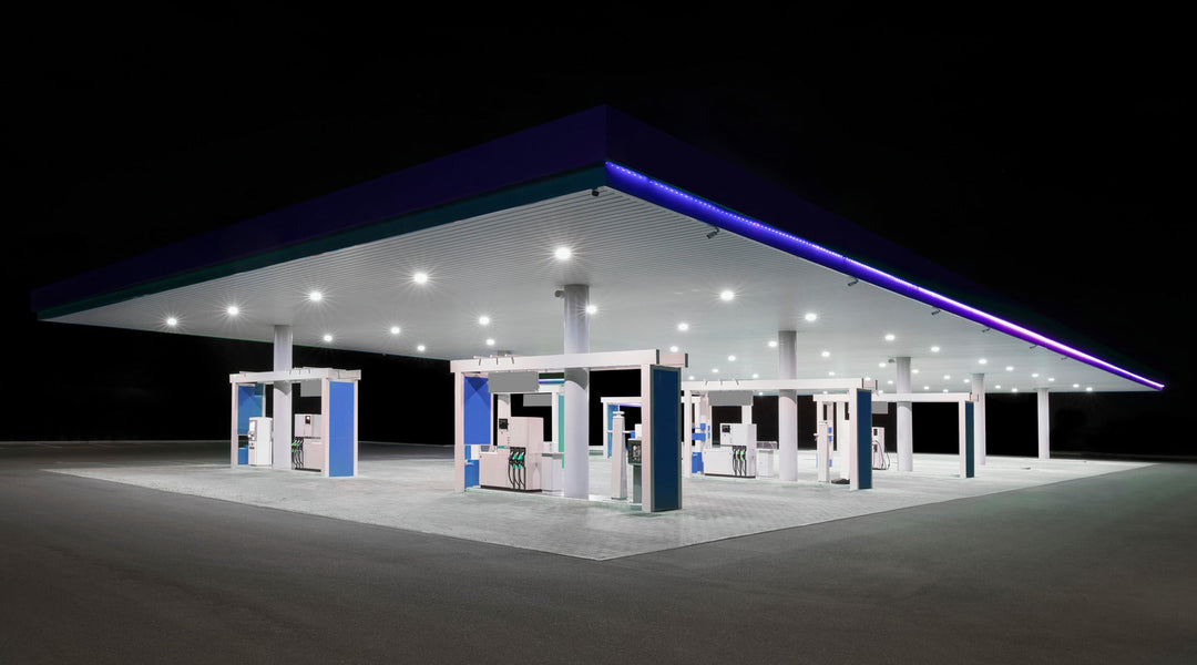 Stars and Stripes Lighting's Gas Station Lighting Collection