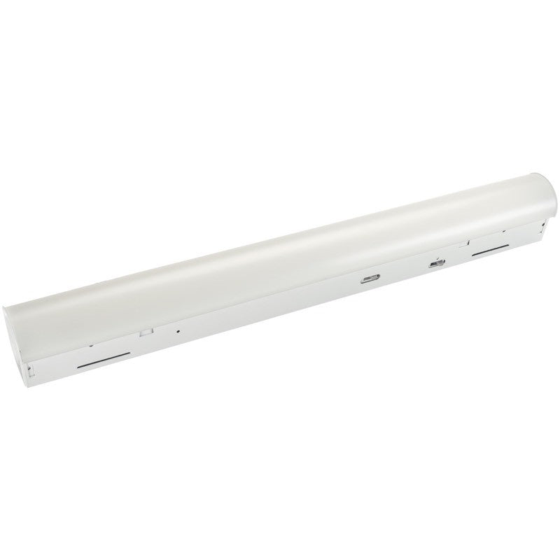 A compact 2 Foot LED Shop Light with selectable wattage and color temperature. Provides uniform and comfortable lighting for new construction or shop light replacement applications. Quick and simple installation on the ceiling surface. Keystone Technologies brand, cULus Listed, DLC Premium Listed, and suitable for damp locations. 5-year warranty.
