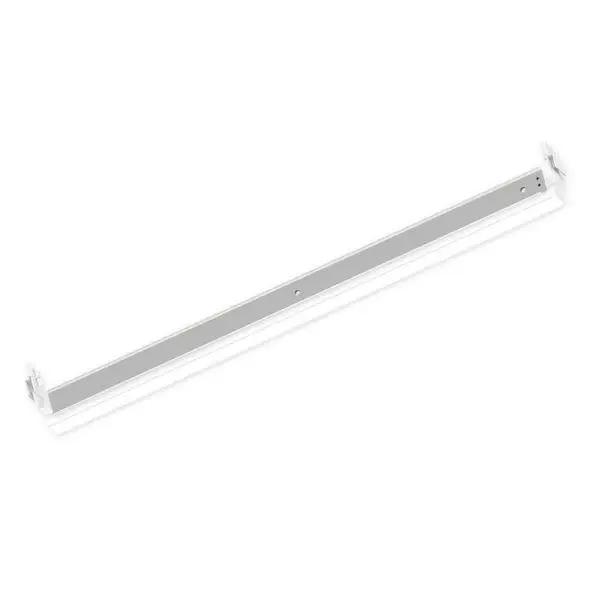 2 Foot Recessed Linear Lighting Fixture, 10 Watt, 1300 Lumens, 80+ CRI, 0-10V Dimmable, 120-277V