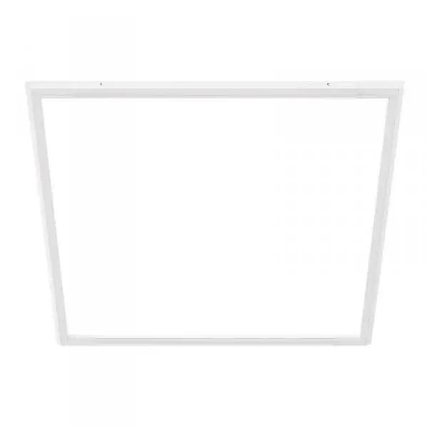 A Litetronics 2x2 LED ceiling light frame panel, perfect for grid ceiling applications. Wattage and color temperature selectable, dimmable, and energy-efficient. Easy installation. 5-year warranty.