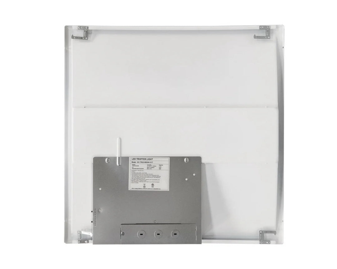 2×2 LED Drop Ceiling Troffer Light 15/20/25/30/40W 1950–5000 Lumens 3500K/4000K/5000K/5700K/6500K Integrated Sensor Receptacle + Emergency Backup 120–277V