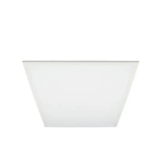 A Litetronics 2X4 LED Drop Ceiling Light Panel, featuring a white square object with a black border on a screen. Offers field-selectable wattage and CCT capabilities, providing 3125 to 6250 lumens of selectable white light. Perfect for updating grid layouts or new construction. 10-year warranty.