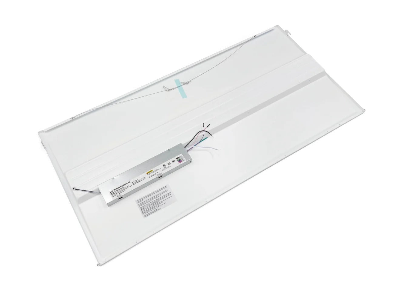 2×4 LED Troffer Light Retrofit Kit 15/20/25/30/35W 1950–4375 Lumens 3500K/4000K/5000K/5700K/6500K 0–10V Dimming Integrated Sensor Receptacle 120–277V