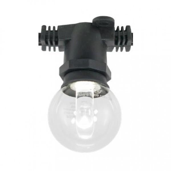 330 Feet Outdoor String Lighting, 165 Medium E26 Base Sockets, IP64 Rating, 120V