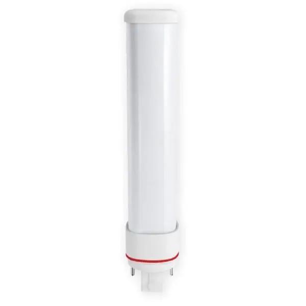 A white LED CFL replacement lamp with a red band, designed to replace outdated 42W CFL lamps. Compatible with most existing CFL ballasts, delivering 1050 lumens of light output. Energy-saving and lasts 5X longer than traditional CFLs. Brand: Keystone Technologies.