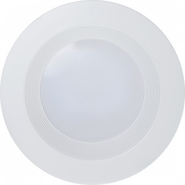 6 Inch Recessed Lighting for Drop Ceiling, 9W / 12W / 15W, 850 thru 1425 Lumens, 3K / 35K / 4K, 80+ CRI, 0-10V Dimmable, White Flange with Baffle Trim, 120-277V