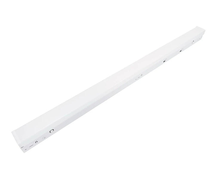 8 Foot LED Strip Light 50W/60W/70W/80W/100W 6500–13000 Lumens 3500K/4000K/5000K/5700K/6500K 0–10V Dimming Integrated Sensor Receptacle + Emergency Backup 120–277V