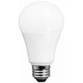 A19 LED bulb with medium E26 base and dimmable output for general lighting; 120V input, 9W (825 lumens) with 80 CRI and Energy Star rating.