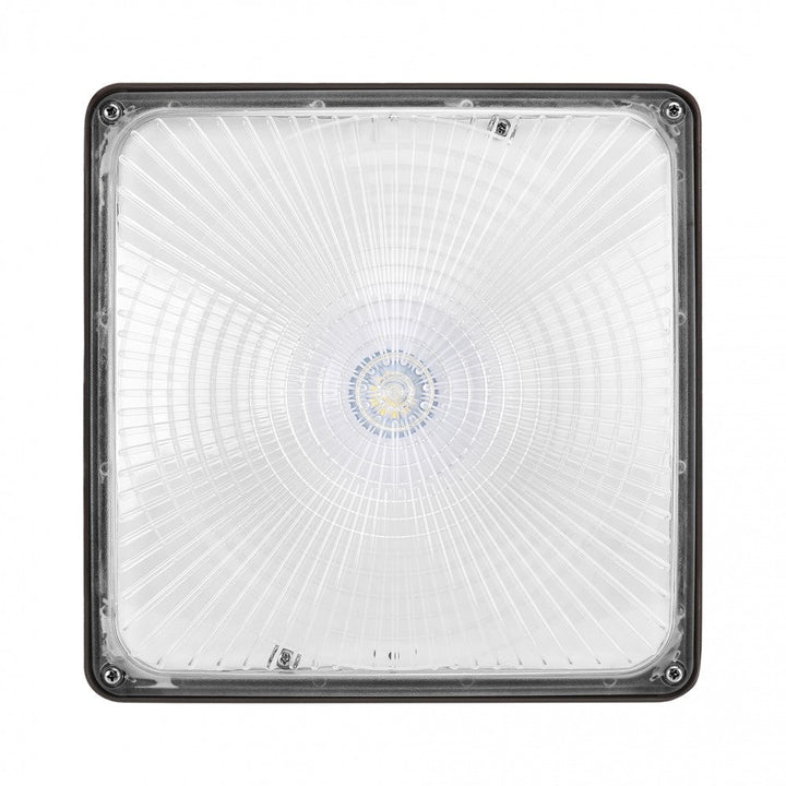 Canopy Light, 27 Watt, 3785 Lumens, 70+ CRI, 0-10V Dimmable, IP65 Rating, High-Temperature Polycarbonate Lens, 120-277V