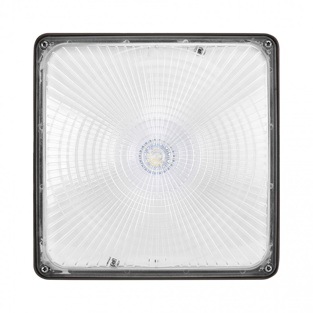 Canopy Light, 27 Watt, 3785 Lumens, 70+ CRI, 0-10V Dimmable, IP65 Rating, High-Temperature Polycarbonate Lens, 120-277V