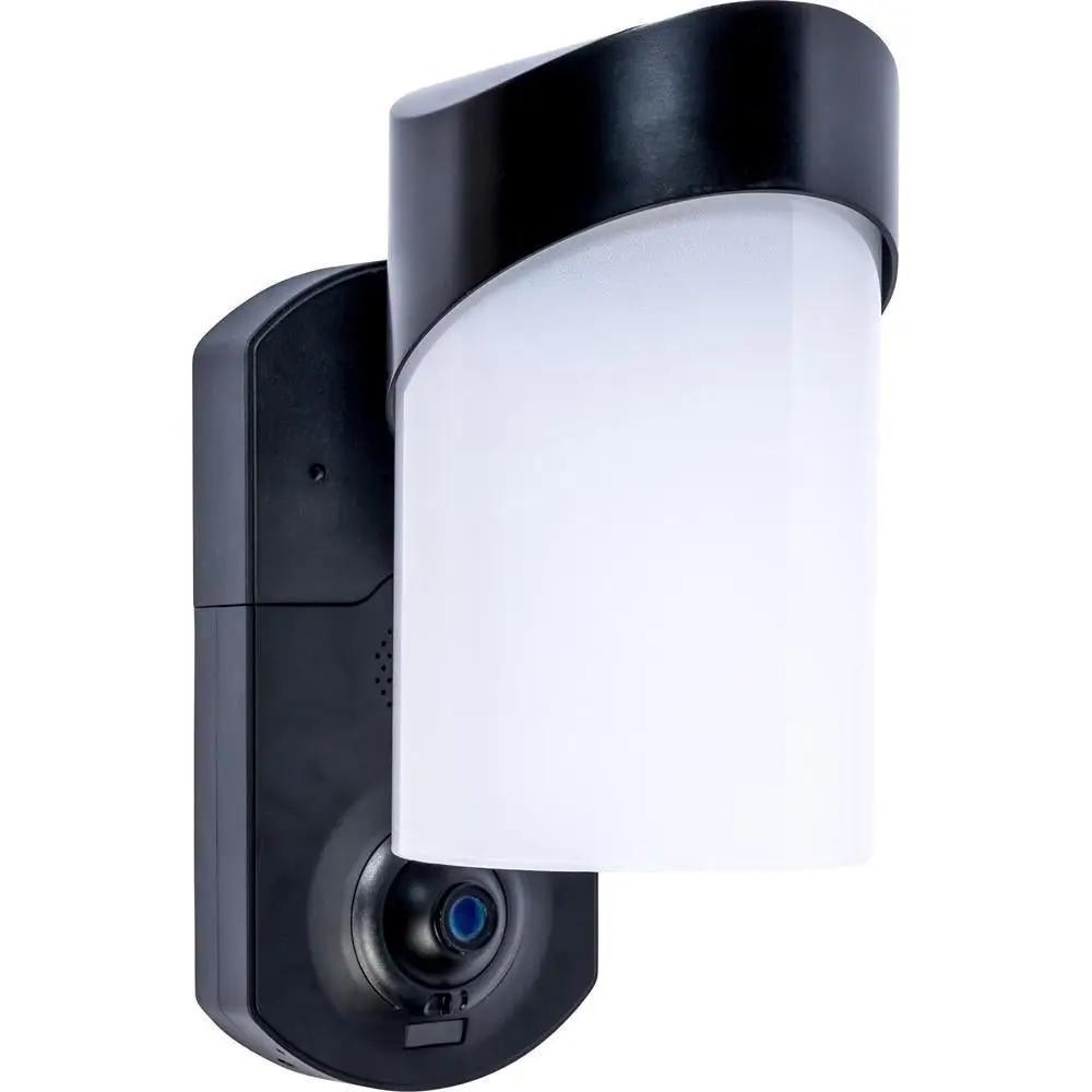 A contemporary smart security light with a 720P HD camera, intercom, and Bluetooth-enabled features. Protect your home with instant notifications and live video viewings through the Kuna app. Complete your outdoor lighting system with this companion light from Maximus Lighting.
