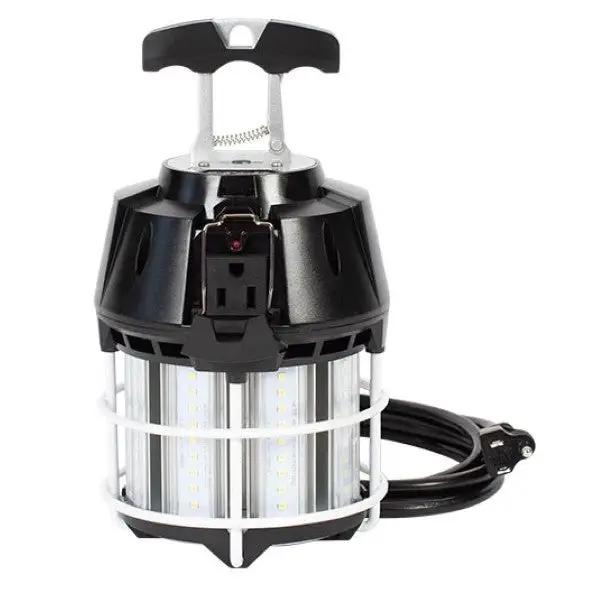 Job Site Temporary Work Light 60 Watt 7,200 Lumens 80+ CRI 5000K Omni-Directional Linkable 120V