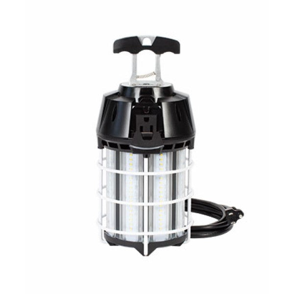 LED Temporary Work Light 100 Watt 12,500 Lumens 80+ CRI 5000K Omni-Directional Linkable 120V