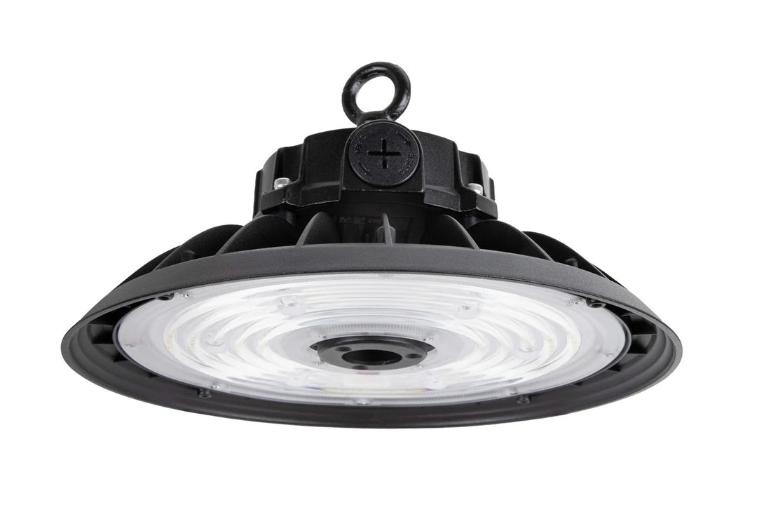LED UFO High Bay Light 150W/200W/240W 22500–36000 Lumens 4000K/5000K/5700K 0–10V Dimming 120–277V