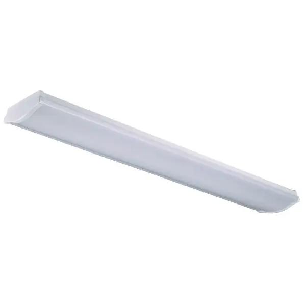 LED Wraparound Lighting fixture with integrated LED luminaire. Provides 3166-3340 lumens of CCT tunable light output. Ideal for commercial buildings, parking garages, and stairwells. Energy-efficient and dimmable. UL Listed, DLC Standard Listed. 5-year warranty.