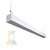 Linear Pendant Light: A long rectangular light fixture providing 1950 lumens of uplight and 4550 lumens of downlight. Perfect for commercial spaces like offices, healthcare facilities, and retail stores. 50W LED lamp with 3000K, 4000K, and 5000K color temperature options. ETL Listed, RoHS Compliant, DLC Premium Listed. 47.48"L x 3.15"W x 2.75"H dimensions. 5-year warranty.