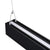 Linear Pendant Light: A sleek black rectangular fixture with a white strip, providing 1950 lumens of uplight and 4550 lumens of downlight. Perfect for commercial spaces like offices, healthcare facilities, and retail stores. 50W LED, 6500 lumens, 3000K-5000K color temperature, 80 CRI. ETL Listed, RoHS Compliant, DLC Premium Listed. 47.48"L x 3.15"W x 2.75"H. 5-year warranty. Rated for 50,000 hours.