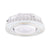 Outdoor Canopy Light: A white light fixture with a circle, providing 12500-14000 lumens of CCT tunable white light. Weatherproof (IP65), UL safety certified, and energy-efficient LED technology. Perfect for replacing metal halide or fluorescent fixtures.