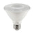 A close-up of a PAR30 LED short neck bulb, emitting uniform illumination. Delivers 975 lumens, 11W, and replaces 75W incandescent bulbs. Ideal for ambient lighting or general-purpose applications.