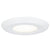 A white surface mount recessed light fixture with a round design, providing 650 lumens of LED light output. Perfect for ceilings with limited space. Easy installation by connecting wires and screwing into existing junction box. Creates an unobtrusive finished look.