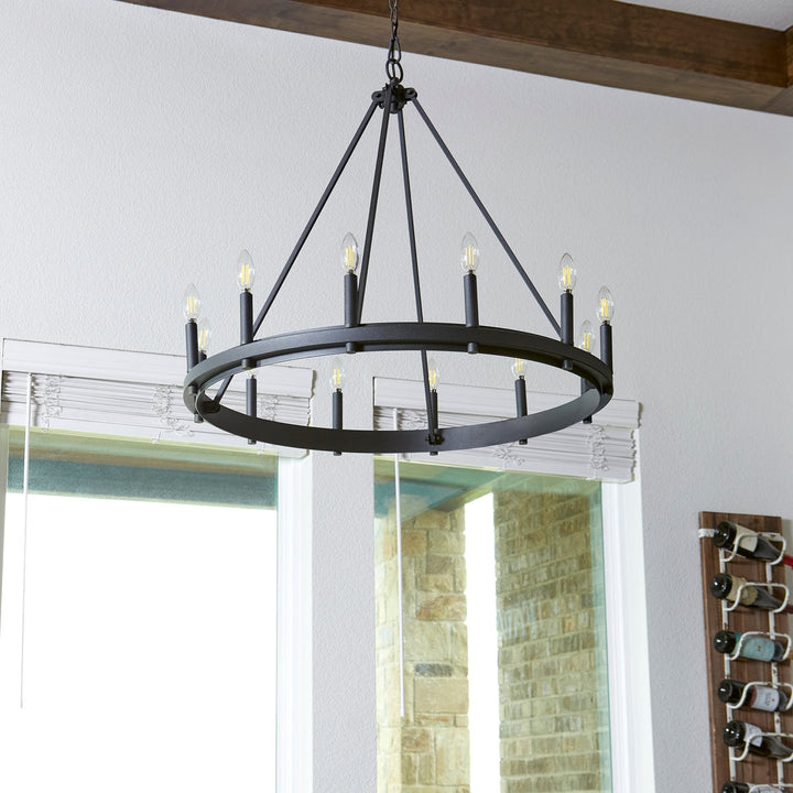 Wagon Wheel Chandelier