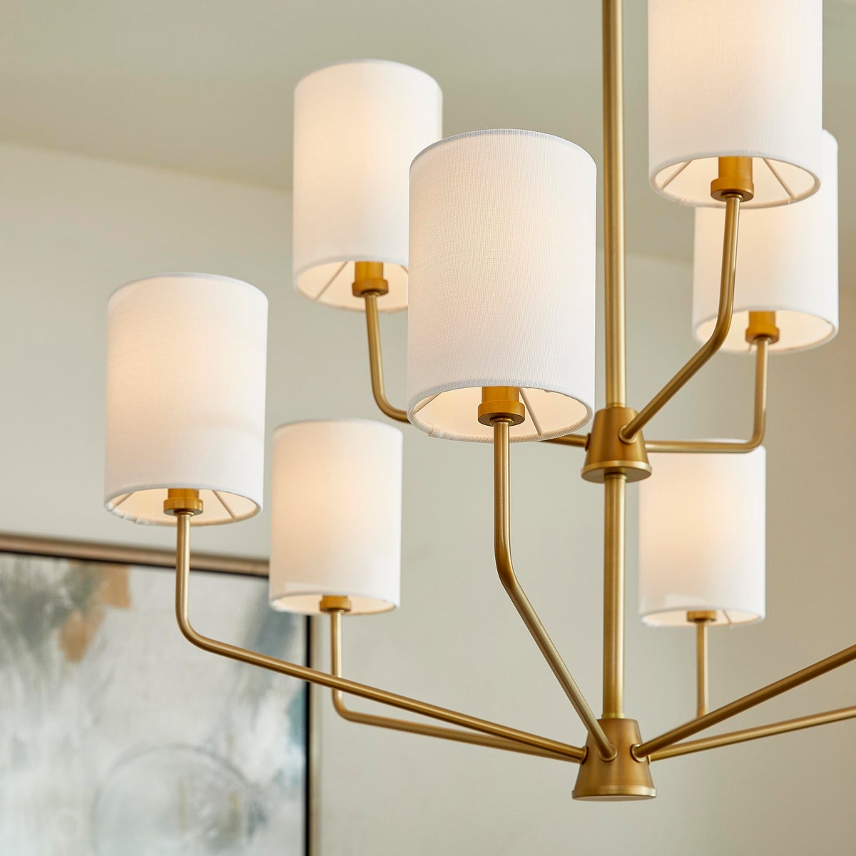 Brass Chandelier-by-Quorum International