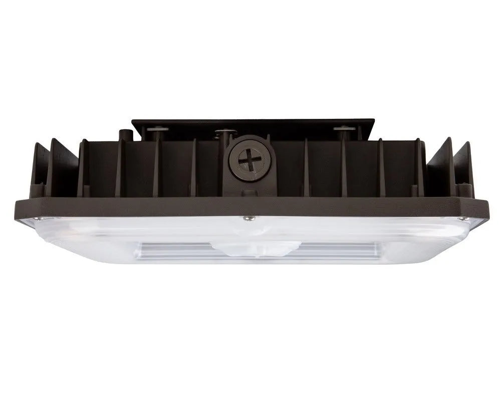 CanoLux Series LED canopy light main product view showing commercial surface mount exterior canopy fixture housing