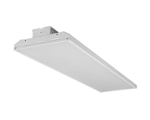 CoreBay Series 4-foot LED linear high bay light suspended fixture for warehouse and distribution facility lighting