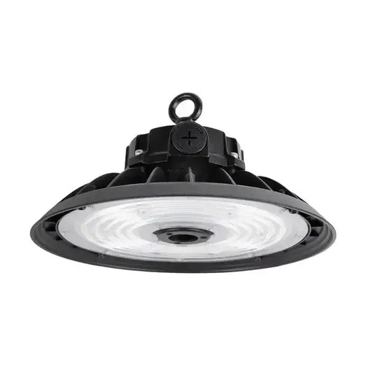 Halo X Series LED UFO high bay light selectable 100W to 240W commercial fixture for warehouse and industrial ceiling installations