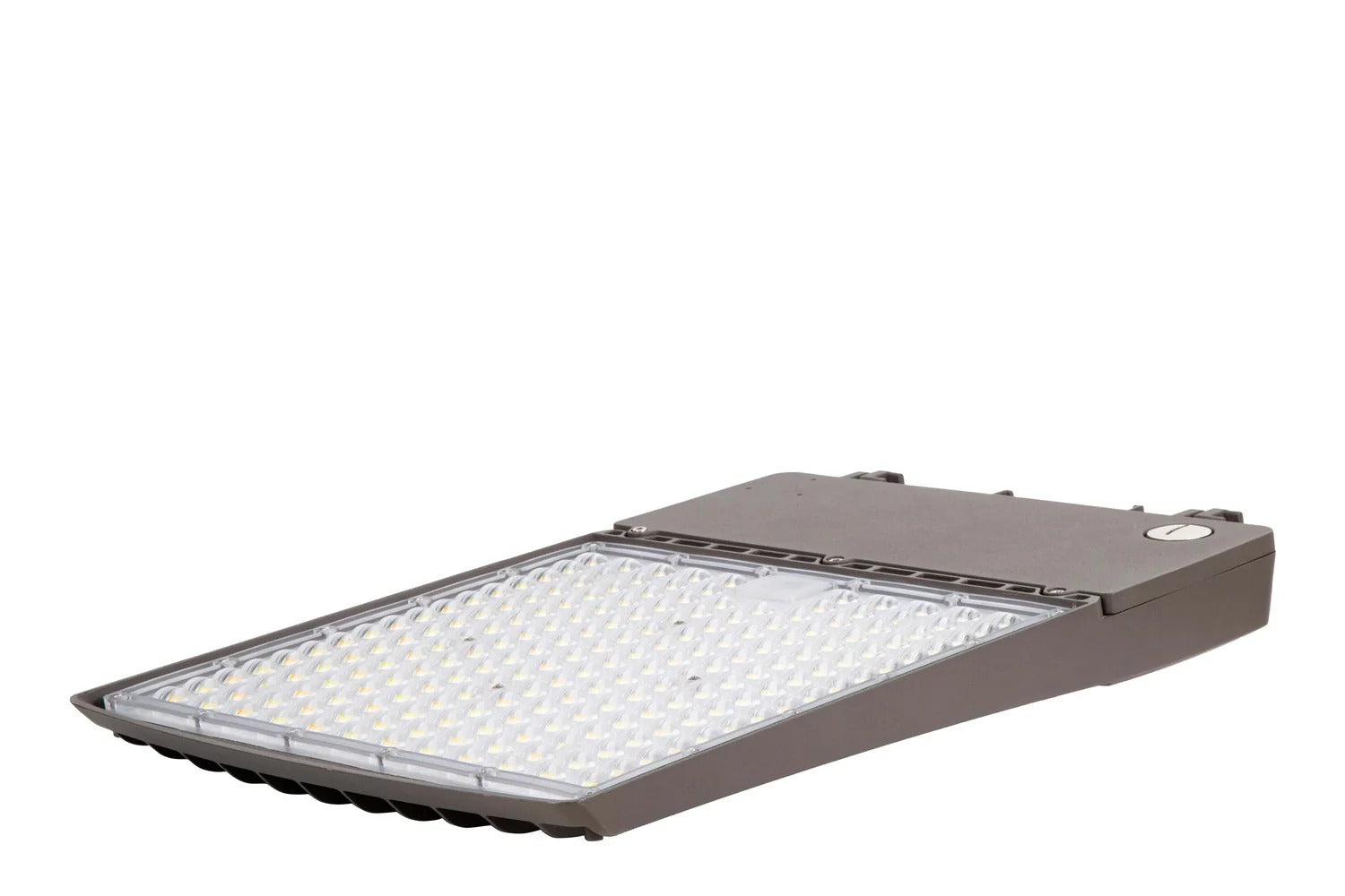 LED Area Light — Arm Mount — Selectable 200–300W — 277–480V — Selectable CCT