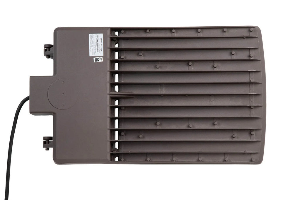 LED Area Light — Arm Mount — Selectable 200–300W — 277–480V — Selectable CCT