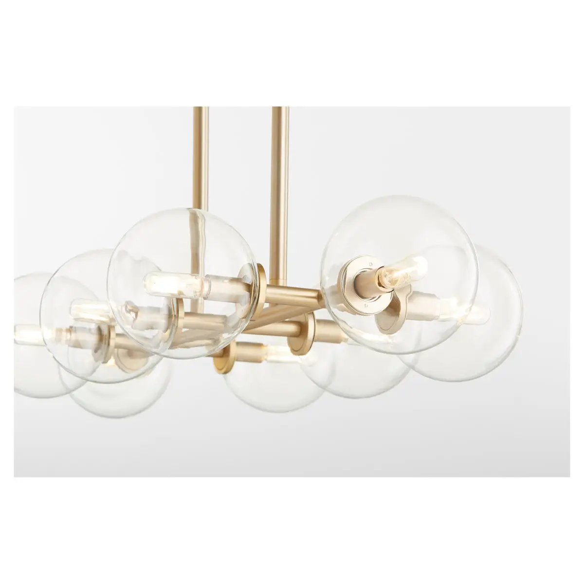 Linear Sputnik Chandelier-by-Quorum International