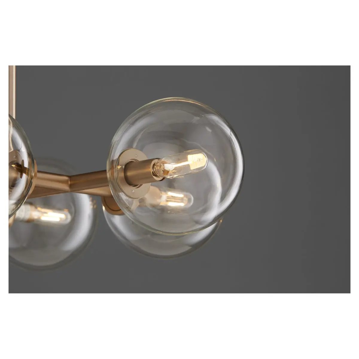 Linear Sputnik Chandelier-by-Quorum International